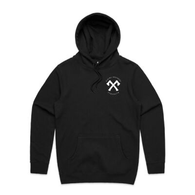 Mens Stencil Hoodie - OG logo white Thumbnail